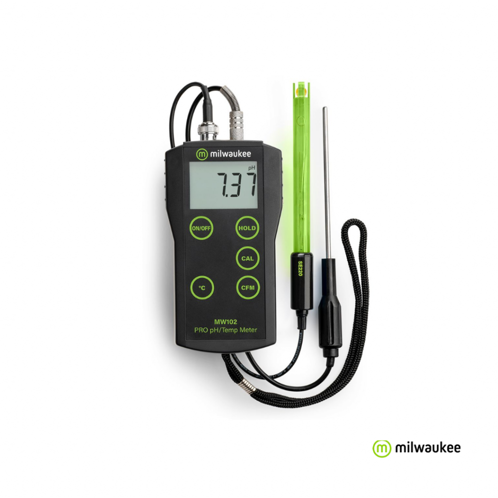 MEDIDOR DE PH Y TEMPERATURA DIGITAL - MILWAUKEE