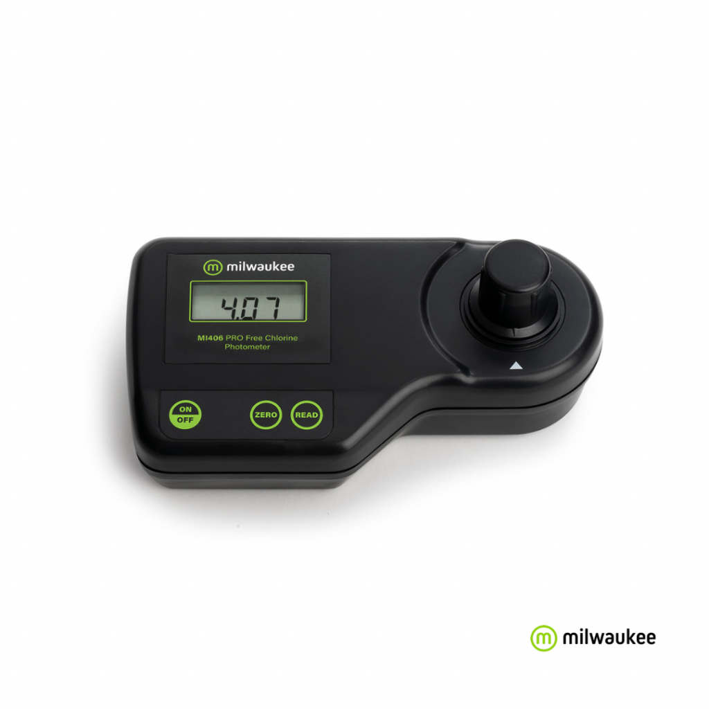 FOTÓMETRO DIGITAL DE CLORO LIBRE MI406 PRO - MILWAUKEE