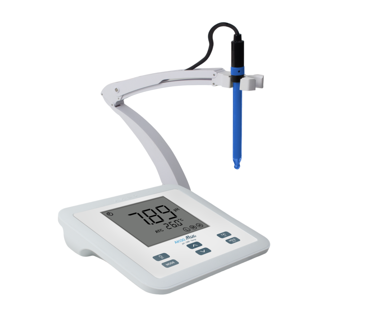 Medidor de pH de mesa digital AK130 para análisis de laboratorio
