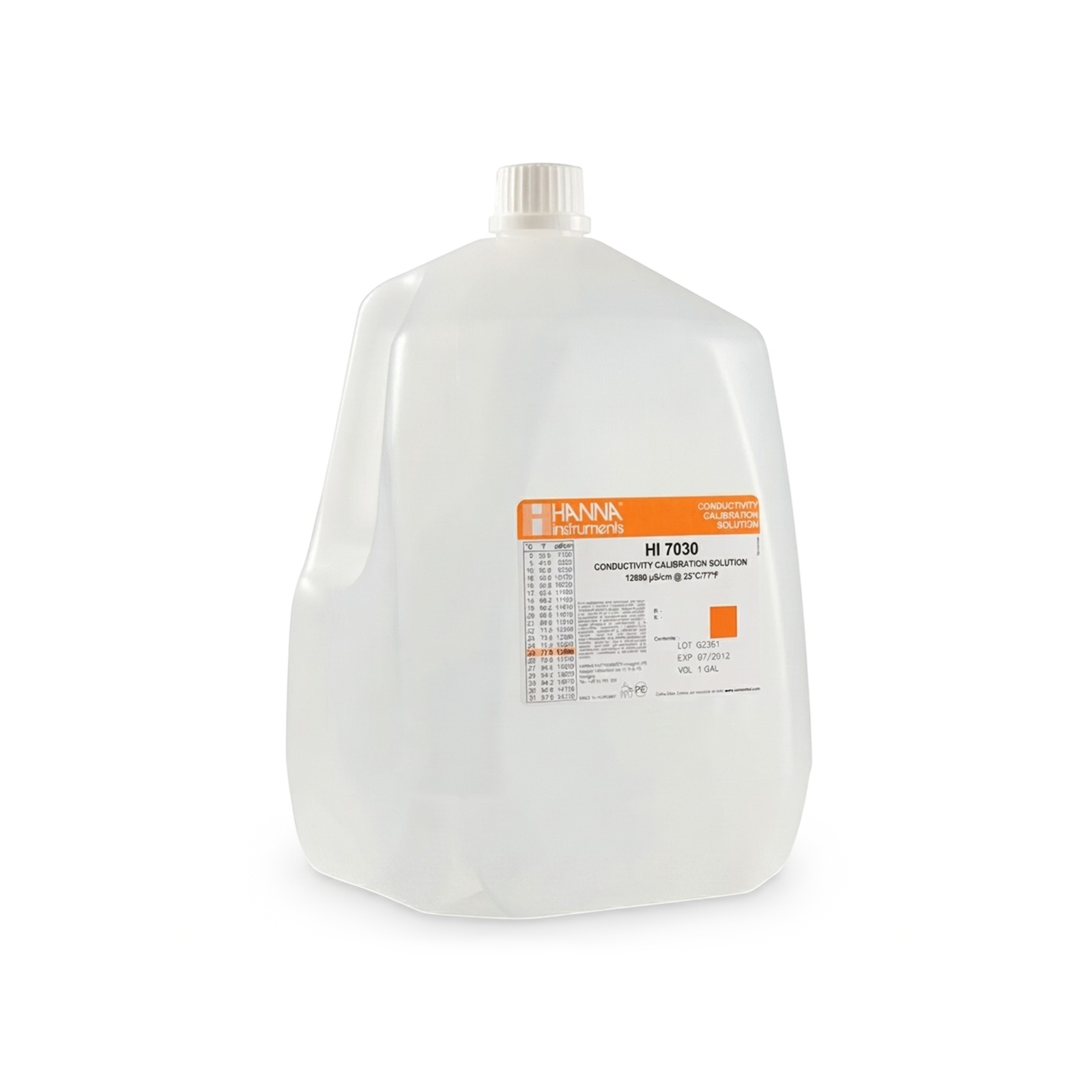 Solución patrón de conductividad 12,880 µS cm