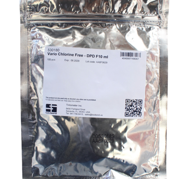 DPD CLORO LIBRE POLVO X 100 SOBRES DPD F10ML - 530180 - LOVIBOND