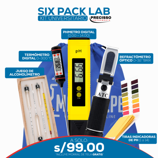 Six Pack Lab - Kit universitario - Precisso