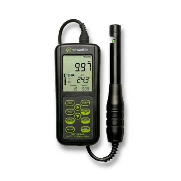 MEDIDOR COMBINADO CON ATC, 4 EN 1 PH/EC/TDS/TEMP - MW805 - MILWAUKEE