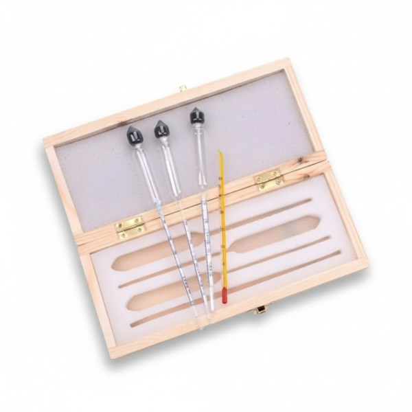 SET ALCOHOLIMETRO DE FLOTACIÓN Y TERMÓMETRO - THE01536 - PRECISSO