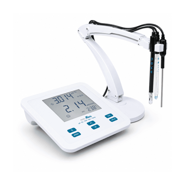 MEDIDOR MULTIPARÁMETRO DE MESA PH ORP CE TDS SALINIDAD RESISTIVIDAD TEMPERATURA - AK150 - AKSO