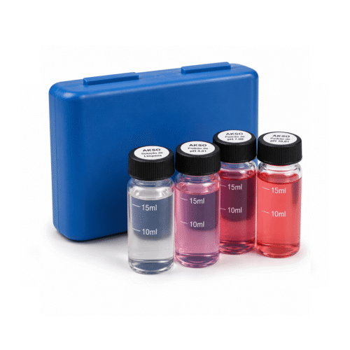 KIT DE ESTANDARES DE SOLUCIONES DE CALIBRACIÓN 0 1 2 Y 4 PPM PARA FOTOMETRO DE CLORO - AK4012 - AKSO