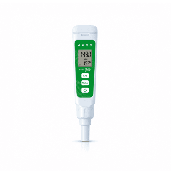 CONDUCTIMETRO PORTATIL CON TEMPERATURA Y ATC RANGO BAJO - AK52 - AKSO