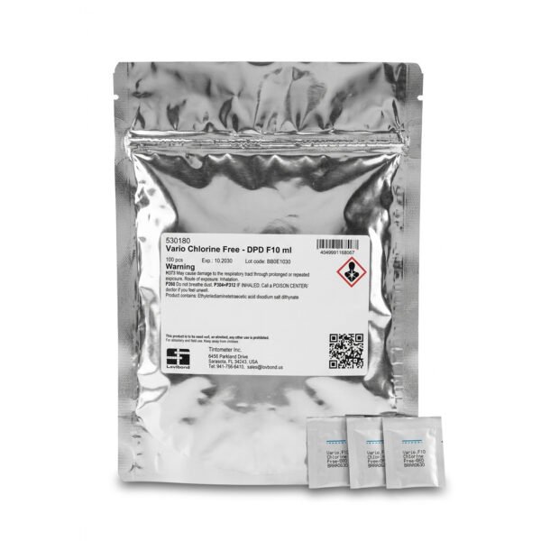 DPD CLORO LIBRE POLVO X 100 SOBRES DPD F10ML - 530180 - LOVIBOND