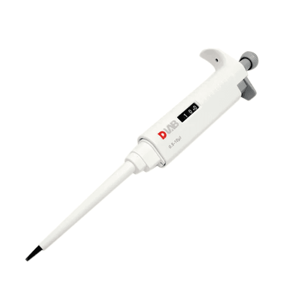 Micropipeta de laboratorio 0.5–10 µL - DLAB <x>STOCK LIMITADO</x>