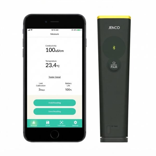 Medidor de conductividad/salinidad/TDS Bluetooth - JENCO - EC110B <x>STOCK LIMITADO</x>